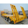 3 axles Low bed semi-trailer